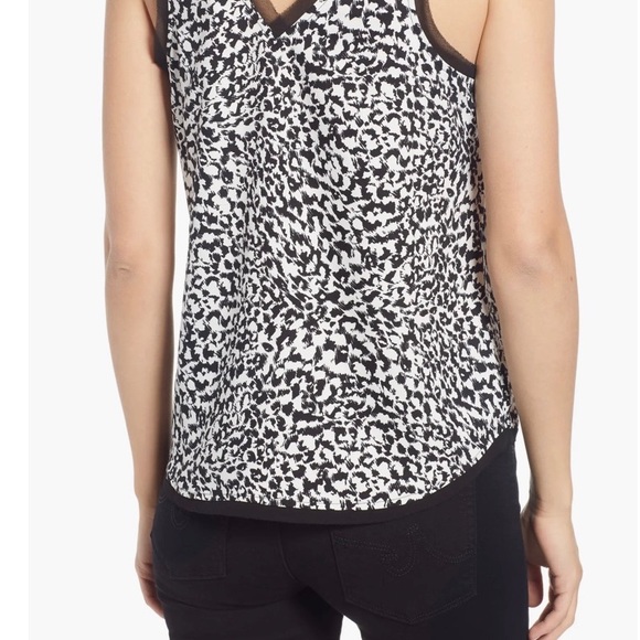 Halogen leopard print shell/tank size XL - Picture 2 of 4